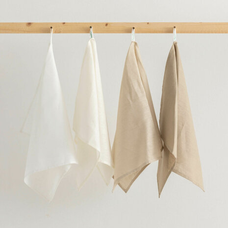 Keukendoek Belum Multicolour Taupe Linnen 45 x 70 cm 2 Stuks 3