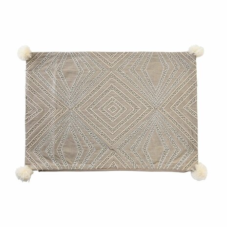 Kussenhoes DKD Home Decor 60 x 1 x 40 cm Grijs 1