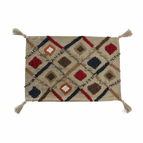 Kussenhoes DKD Home Decor 60 x 1 x 40 cm Multicolour Franjes 1