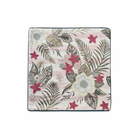 Kussenhoes DKD Home Decor Roze Groen Tropisch 50 x 1 x 50 cm 1