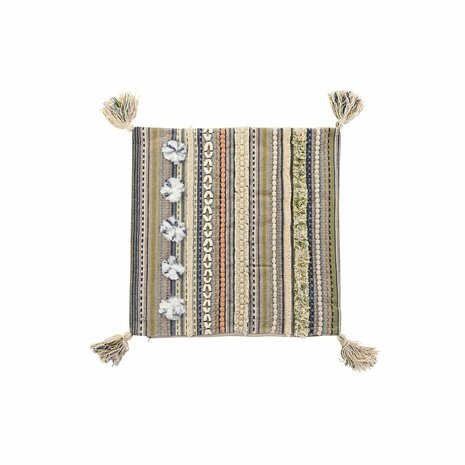 Kussenhoes DKD Home Decor Multicolour Franjes 50 x 1 x 50 cm 1