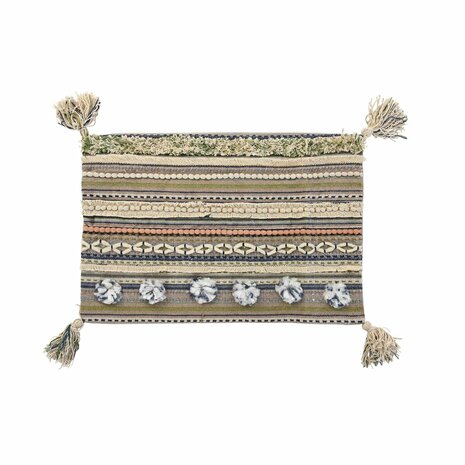 Kussenhoes DKD Home Decor 60 x 1 x 40 cm Multicolour Franjes 1