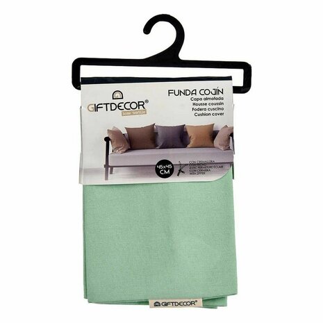 Kussenhoes 45 x 0,5 x 45 cm Groen (12 Stuks) 3