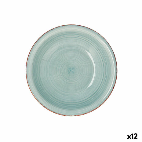 Diep bord Quid Vita Aqua Keramisch Ø 21,5 cm (12 Stuks) 1