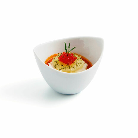 Kom Quid Gastro Fun Aperitief Wit Keramisch 9 x 6 cm (12 Stuks) 2
