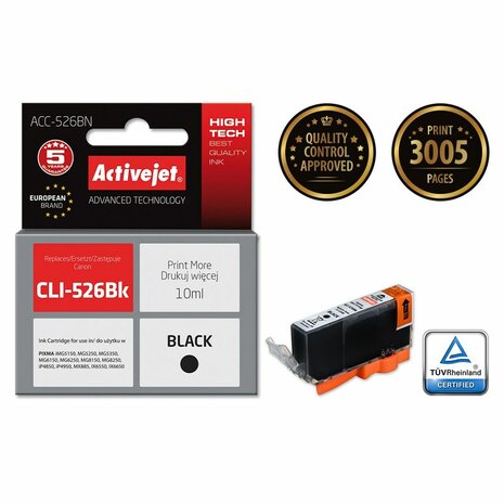Compatibele inktcartridge Activejet ACC-526BN Zwart 2