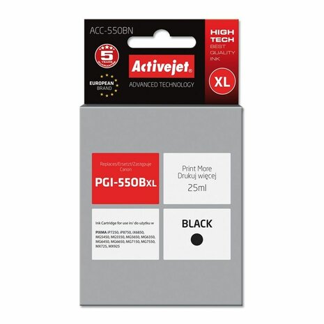Originele inktcartridge Activejet ACC-550BN Zwart 1