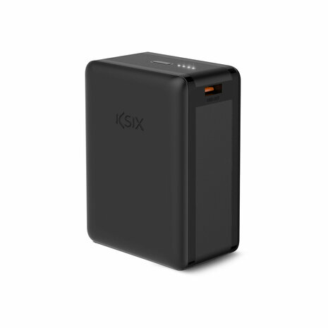 Powerbank KSIX Nano Zwart 30000 mAh 4