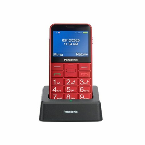 Senioren Telefoon Panasonic KX-TU155EXRN 2,4" Rood 1