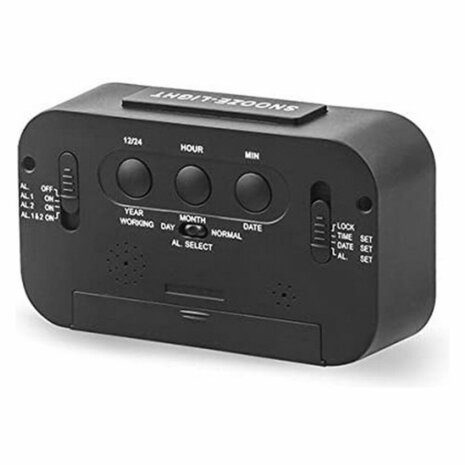 Wekkerradio ELBE RD668N 4,4" Zwart 4