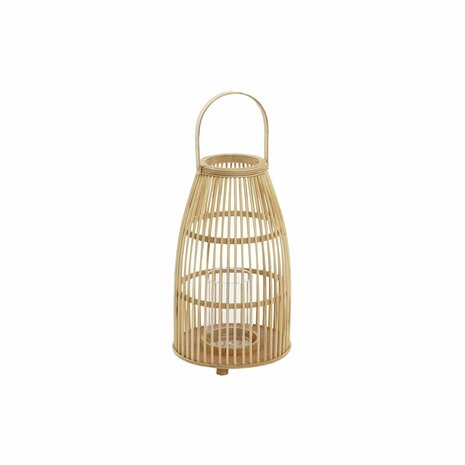 Kaarshouder DKD Home Decor Kristal Bamboe (25 x 25 x 56 cm) 1