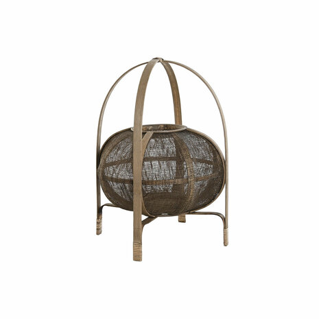 Kaarshouder DKD Home Decor Natuurlijk Bruin Bamboe 33 x 33 x 42 cm 1