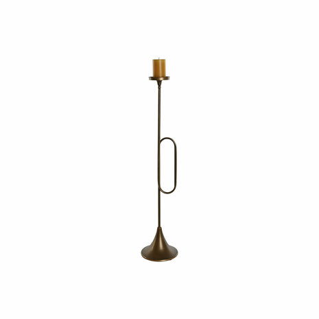 Kaarshouder Home ESPRIT Gouden Metaal 21 x 21 x 98 cm 4