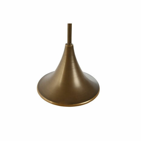 Kaarshouder Home ESPRIT Gouden Metaal 21 x 21 x 78 cm 3