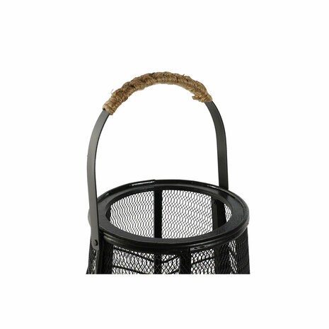 Kaarshouder Home ESPRIT Zwart Metaal 23 x 23 x 31,5 cm 2