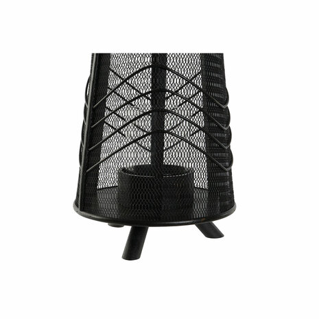Kaarshouder Home ESPRIT Zwart Metaal 23 x 23 x 31,5 cm 3