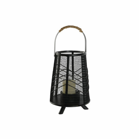 Kaarshouder Home ESPRIT Zwart Metaal 23 x 23 x 31,5 cm 6