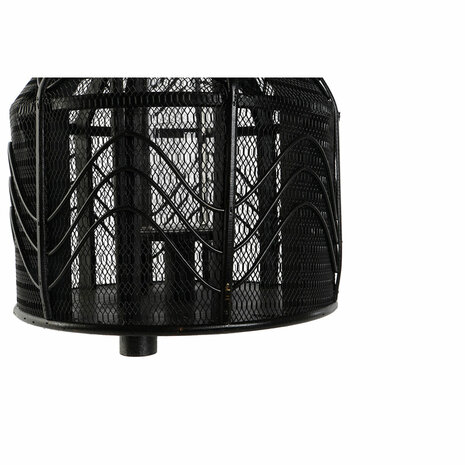 Kaarshouder Home ESPRIT Zwart Metaal 26,5 x 26,5 x 28 cm 4