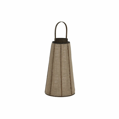 Kaarshouder Home ESPRIT Natuurlijk Jute Bamboe 30,5 x 30,5 x 56,5 cm 1