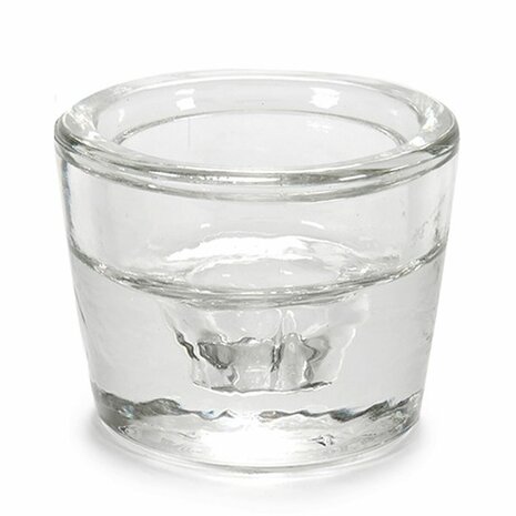 Kaarshouder Transparant Glas 6 x 4,3 x 6 cm (12 Stuks) 3