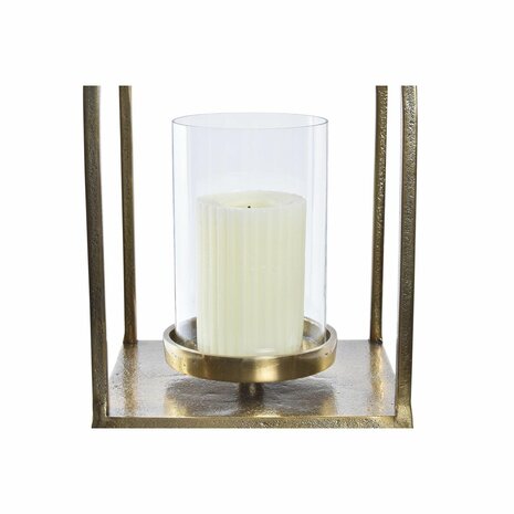 Lantaarn DKD Home Decor Kristal Gouden Aluminium (19 x 19 x 43 cm) 3