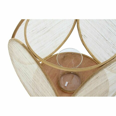 Lantaarn DKD Home Decor Kristal Natuurlijk Bruin Bamboe Orientaals 42 x 42 x 55 cm 3
