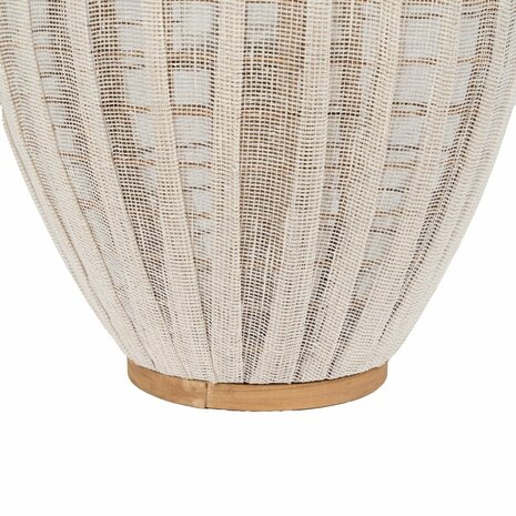 Lantaarn Beige Natuurlijk Bamboe Kristal 36 x 36 x 56 cm 7