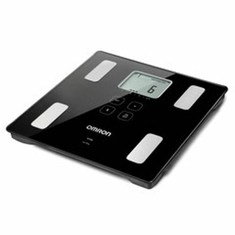 Digitale Personenweegschaal Omron HBF-222T-EBK Zwart 34 x 32 x 8 cm 1
