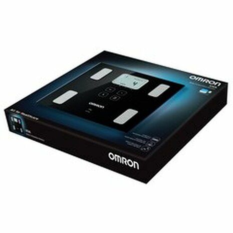 Digitale Personenweegschaal Omron HBF-222T-EBK Zwart 34 x 32 x 8 cm 2