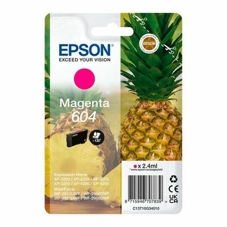Originele inktcartridge Epson XP-2200 WF-2910DWF Zwart Magenta (10 Stuks) 2