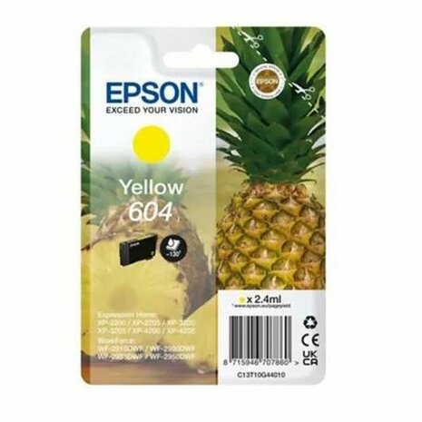 Originele inktcartridge Epson XP-2200 WF-2910DWF Geel Zwart (10 Stuks) 2