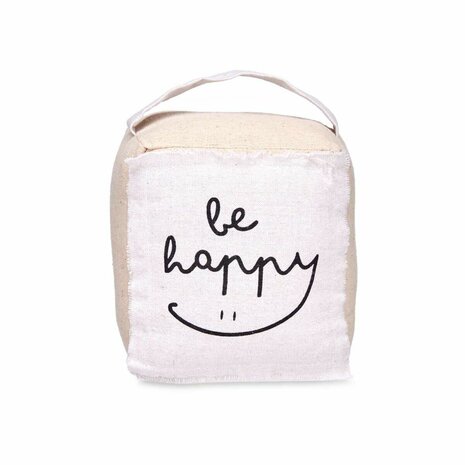 Deurstopper Be Happy Kubus 16 x 19 x 14,5 cm (6 Stuks) 3