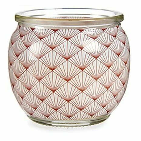 Geurkaars Kokosnoot Crème Glas Was (7,5 x 6,3 x 7,5 cm) (12 Stuks) 2