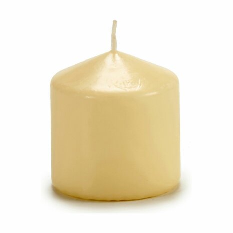 Kaars Crème Was (7 x 7,8 x 7 cm) (4 Stuks) 1