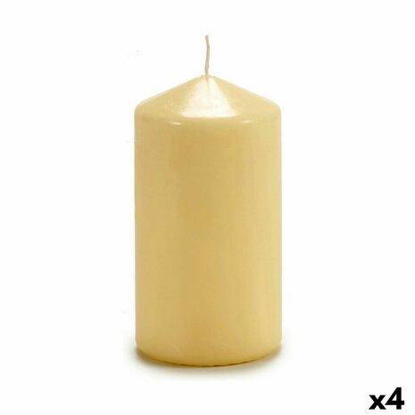 Kaars Crème 7 x 13 x 7 cm (4 Stuks) 1
