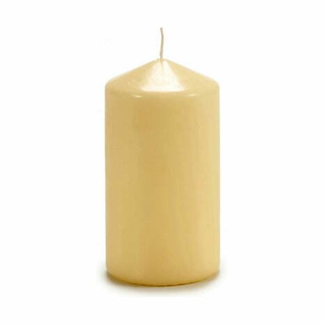Kaars Crème 7 x 13 x 7 cm (4 Stuks) 2