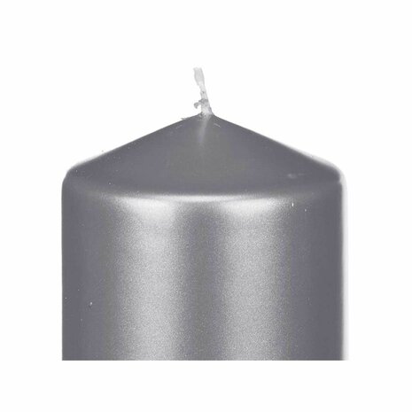 Kaars Zilverkleurig 7 x 20 x 7 cm (12 Stuks) 3
