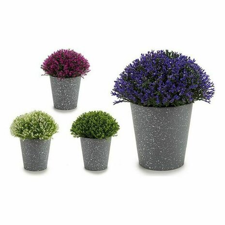 Decoratieve plant Plastic 14 x 15 x 14 cm (12 Stuks) 2