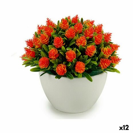 Decoratieve plant Blommor Plastic 14 x 12,5 x 14 cm (12 Stuks) 1