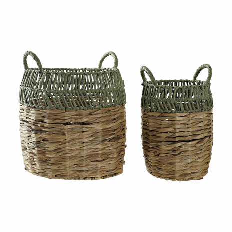 Mandenset DKD Home Decor Rotan (33 x 33 x 40 cm) 1