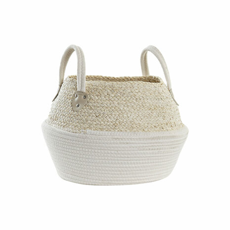 Mand DKD Home Decor 37 x 37 x 25 cm Natuurlijke Vezel 1