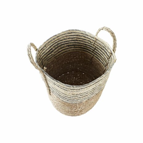 Mand DKD Home Decor Vezel (33 x 33 x 35 cm) (2 Stuks) 3