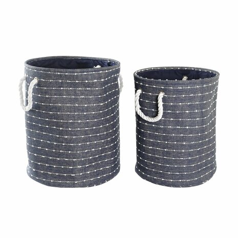 Mandenset DKD Home Decor Polyester (38 x 38 x 47 cm) 1