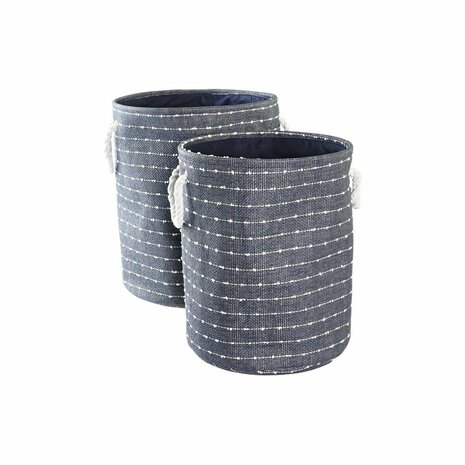 Mandenset DKD Home Decor Polyester (38 x 38 x 47 cm) 2