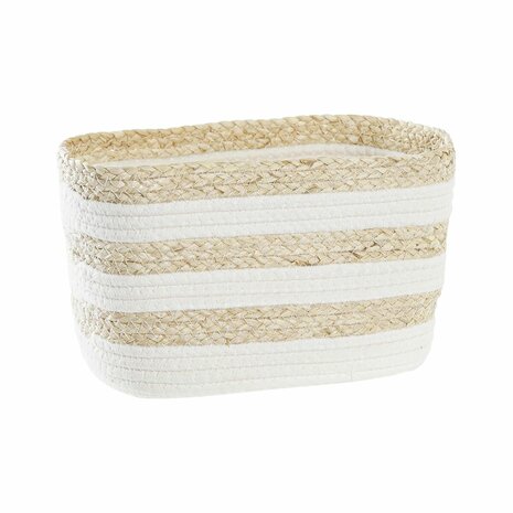 Mand DKD Home Decor 28 x 20 x 18 cm Natuurlijke Vezel 1