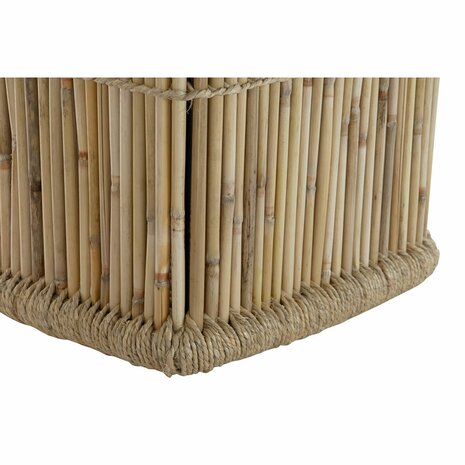 Mandenset DKD Home Decor Natuurlijk Touw Bamboe (46 x 46 x 55 cm) 4