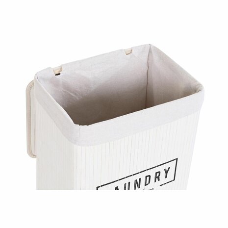 Mandenset DKD Home Decor Wit Bamboe 40 x 30 x 46 cm (5 Onderdelen) 3