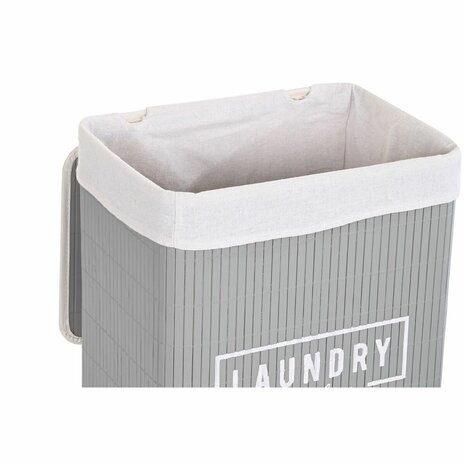 Mandenset DKD Home Decor Donker grijs Bamboe 40 x 30 x 46 cm (5 Onderdelen) (6 Onderdelen) 3