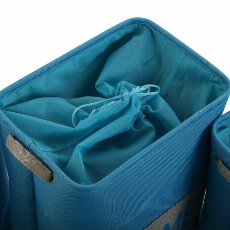 Mandenset Versa Home Blauw Textiel (30 x 40 x 45 cm) (6 Onderdelen) 3