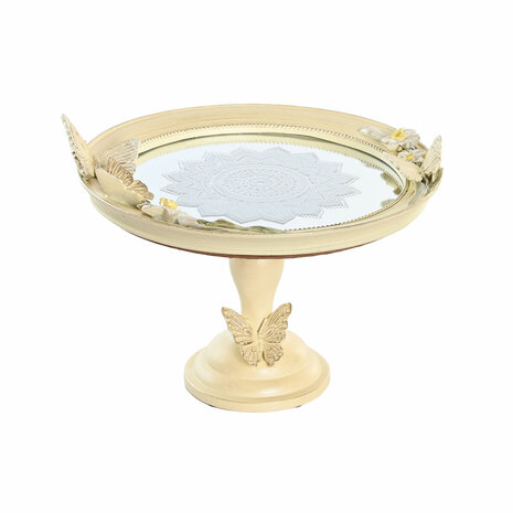 Tafeldecoratie DKD Home Decor 24 x 22,6 x 18 cm Beige Vlinders 1